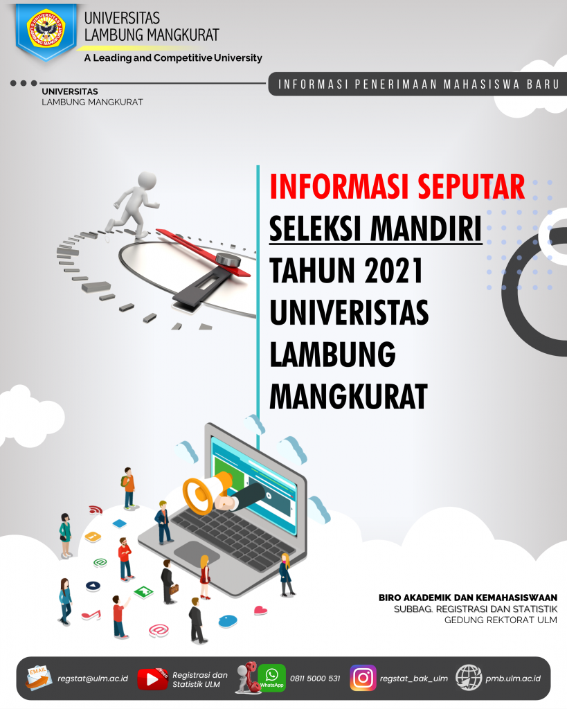 INFORMASI SELEKSI MANDIRI TAHUN 2021 – PENERIMAAN MAHASISWA BARU